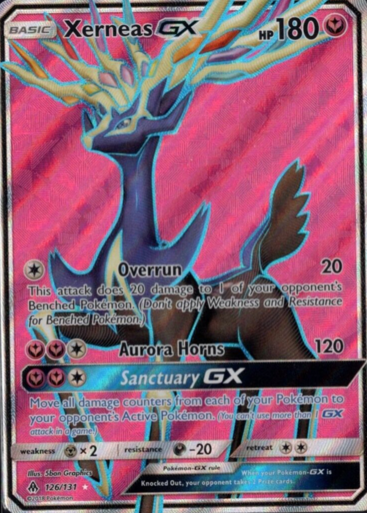 Xerneas GX 2018 Sun & Moon: Forbidden Light #126/131 Holo (Full